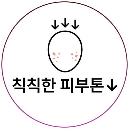 칙칙한 피부톤